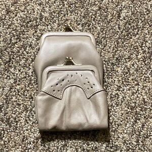 Vintage Roger Gimbel Accessories Cigarette And Coins Genuine Leather Bag
